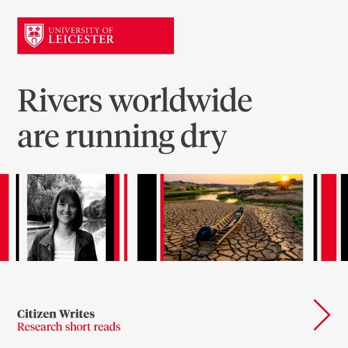 Rivers worldwide are running dry
