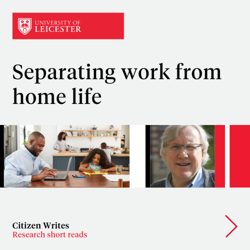 separating work from home life blog